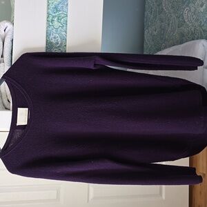 Cynthia Rowley Deep Purple Cashmere Sweater